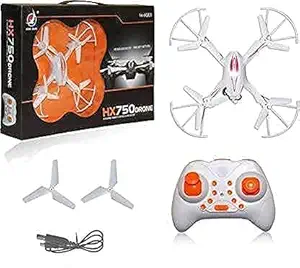 MAYA HX-750 Drone 2.4 Ghz 6 Channel Remote Control Quadcopter/Unbreakable Blades/Without Camera for Kids.