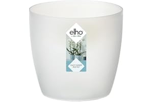 elho Brussels Orchidea 16 – doniczka na kwiaty do użytku wewnątrz – Ø 16,0 x wys. 14,6 cm – przezroczysta/przezroczysta