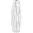 SUPVOX Flower Vases White Decorative Modern Floral Vase for Home Decor Living Room Centerpieces and Events Ornamnet