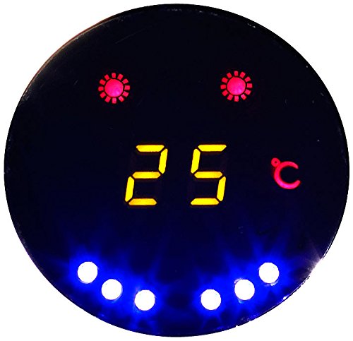 Sichler Haushaltsgeräte Keramik-Wandheizlüfter mit digitalem Thermostat, Fernbedienung, 2000 W - 6