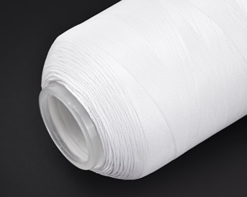 DSstyles 3300 Werften Glühen in die Dunkel Stickerei Faden für Nähmaschine – Weiß - 4