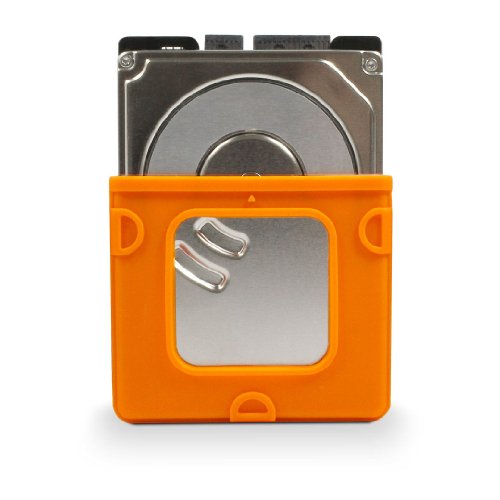 FANTEC Silikonschutzhülle (Protection Sleeve für 6,35 cm (2,5 Zoll) Festplatten und SSDs, absorbiert Gerätevibrationen, dämpft Stöße und Erschütterungen) orange - 3