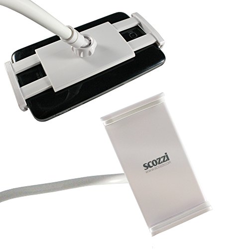 scozzi Tischhalterung 100cm für Samsung Tablets und Smartphones / für den Tisch, den Nachttisch, die Küche, den Arbeitsplatz und Videochats / flexibel biegsam - 4