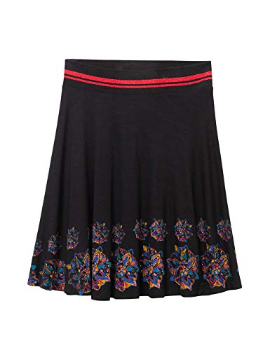 DESIGUAL falda Ceci Rep gonna donna rosso XL 100% viscosa