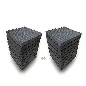 MMT Acoustix Egg Tray Studio Soundproofing Acoustic Foam (Set of 18 Pcs Charcoal)