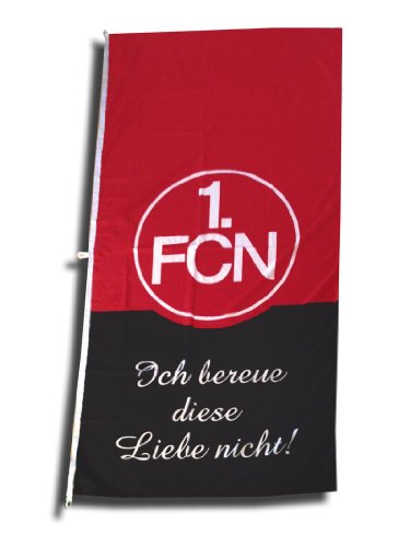 1. FC Nürnberg FCN Hissfahne Fahne 120cm x 250cm Fanaktion 