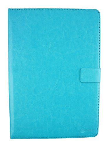 Emartbuy® Denver TIQ-11003 10.6 Zoll Tablet Universalbereich ( 10 – 11 Zoll ) Türkis Multi Angle Exekutiv Folio Mappen Kasten Abdeckung mit Kartensteckplätze + Eingabestift - 3