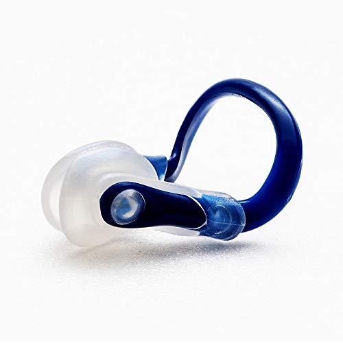 LANE 4 Pinzas de Nariz para Natación con Estuche Resistente al Cloro Cómodo Ligero Adulto Hombre y Mujer Niño Chico N0110 (Azul)