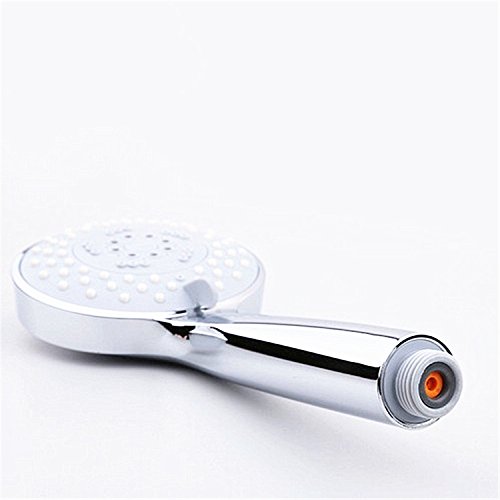 DSIKER® Luxus massage Duschkopf,Air 5 Jet Brausekopf 105 mm Größe,pulsierende angenehm kräftige duschstrahl,Wellnessbrause,Brausekopf,Regendusche Regenbrause Duschbrause Regenwalddusche SPA Wellness Regen Brause Shower,5 Strahlarten Chrom - 6