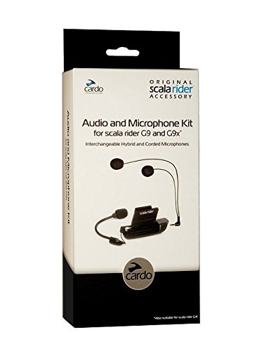 Scala Rider cardo Audio y micrófono Kit para G9 X y G9