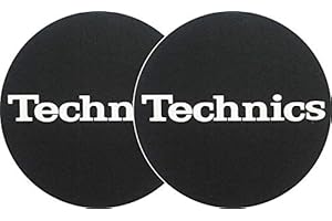 SLIPMAT-FACTORY Slipmat della Factory Technics scrittura Bianco Slipmat, 2 pezzi