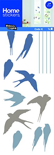 Preisvergleich Produktbild Fenstersticker Vögel auf der Stromleitung