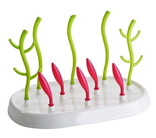 CHIC*MALL Super Bottles Drying and Practical Very Cute Childlike Baby Bottle Tree Shape Drying Rack