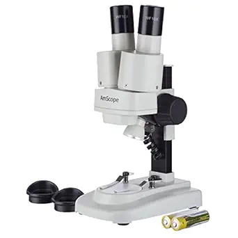 AmScope Inspection Binocular Microscope Coin Rock Stamp Circuit