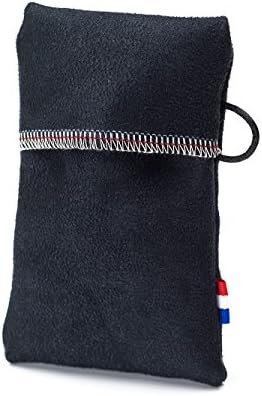 Key Pouch Faux Suede Black