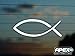 Price comparison product image Jesus Fish - Christianity - Vinyl Sticker DS-VN-RS-00004
