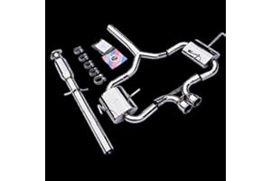 MALIAN EXHAUST, BARBARIAN RACING Malian Exhausts Catback Exhaust Exhaust for MINI Cooper S R52, Twin 3 1/4" Rolled Tailpipe