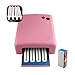 PMS 36W Pink UV Lamp Light Shallec Gel Curing Nail Dryer with 9W Blubs + Nail buffing blockIdeal Ideal for CND Shellac, OPI, Bluesky, Nail Vanish