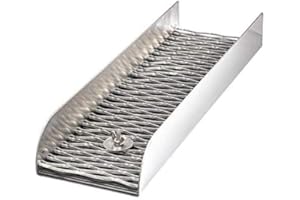 SE Caja de aluminio profesional de tamaño bolsillo, portátil y resistente al agua para la prospección de oro, 3.5 x 12 pulgadas