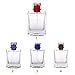 100ml Perfume Spray Bottle Rectangle Atomizer Refillable Travel Gift - Red, 3XL
