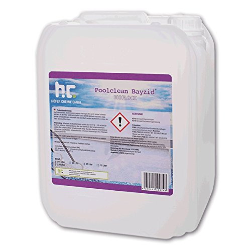 1 x 10 L Flockungsmittel flüssig - für Pools - im 10 L Kanister - VERSANDKOSTENFREI