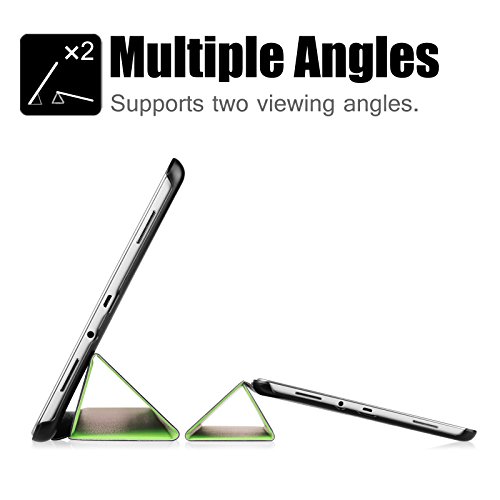 Fintie Samsung Galaxy Tab A 9.7 Hülle Case – Ultra Schlank Superleicht Ständer Smart Shell Cover Schutzhülle Etui Tasche mit Auto Schlaf / Wach Funktion für Samsung Galaxy Tab A 9.7 T550N / T555N 24,6 cm (9,7 Zoll) Tablet-PC, Grün - 8