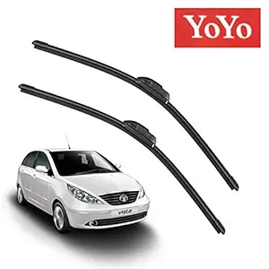 YoYo Car Wiper Blades for Tata Vista Set of 2 Pcs R 24 L 16