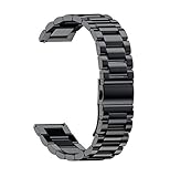 LABIUO Mode Edelstahl Metallarmband Bügel Einfacher Universal Faltschließe Band Ansehen(C,Freie Größe)