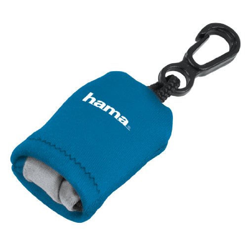 Hama Mikrofaser-Reinigungstuch zur Objektiv- und Filterreinigung, 15 x 15 cm, Pocket, Hellgrau - 2