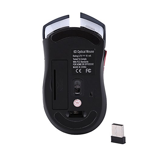 VGEBY Wireless Gaming Maus 2400DPI USB Schnurlos Maus Wiederaufladbare Optische Spiel Mäuse Für Pro Gamer - 6