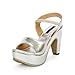 Funku Fashion Silver High Heels RS.959.00
