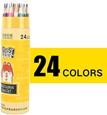 Children color pencils 24/36/48 color graffiti art painting student stationery ( Color : 24 colors , Size : 2 boxes )