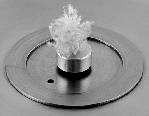 Exklusiv Öllampe rund LAMPADA TONDO aus rostfreien gebürsteten Edelstahl 15x9cm D/H - 3