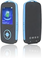 HccToo MP3 player Bluetooth 4.0 Hi-Fi Lossless Big Sound 4GB Music Vedio Player and Expandable MicroSD Slot Support 64GB-Blue