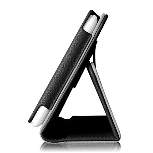 Fintie Odys Rapid 7 LTE Hülle Case – Slim Fit Folio Premium Kunstleder Schutzhülle Tasche Etui Smart Cover mit Ständerfunktion für Odys Rapid 7 LTE 17,8cm (7 Zoll) Tablet-PC, Schwarz - 5