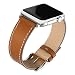 Produktbild CHIMAERA for Apple Uhrenarmband Echtleder Apple Uhrenarmband iWatch & Sport & Edition 38mm 42mm Serie 1/2/3 Armband Classic Gürtelschnalle Super Soft Uhrenarmband
