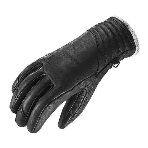 Salomon, Damen Frontside-Ski-Handschuhe, Leder, Primaloft-Isolierung, NATIVE W, Gre: L, Schwarz, L36716700 Salomon, Damen Frontside-Ski-Handschuhe, Leder, Primaloft-Isolierung, NATIVE W, Gre: L, Schwarz, L36716700