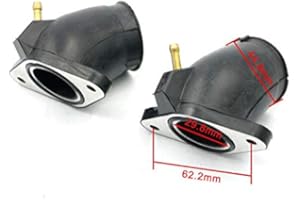 DONGNIE. 2 Pezzi Moto carburatore Collettore di aspirazione interfaccia Stivali in Forma for Yamaha XVS650 1997-2007 XVS 650 1998 1999 2000 2001 2002 2003 (Colore : 2 Piece)
