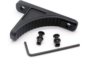 TRIROCK Black Forward Handstop Front Gripstop Barricade Rest Compatible with keymod handguard Rail mounting System