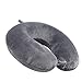 Produktbild U-Kissen Portable Reisekissen Polyester Soft Breathable Ergonomisches Design Nacken Taille Unterstützung Für Wandern Strand Camping Office,Gray