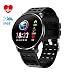 Produktbild CanMixs CM10 Smart Watch Uhr, IP67 Wasserdichte Sportuhr Activity Fitness Tracker Smart Armband mit Pulsmesser, Kalorienzähler, Schlafmonitor für Damen und Herren Anruf SMS Push für Android iOS