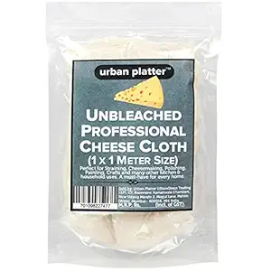 Urban Platter Premium Professional Cheese Making Unbleached Cloth, 1 Pc [1 Mtr X 1 Mtr, 100% Cotton]