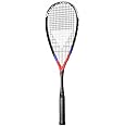 Tecnifibre 12CAR125SG Carboflex 125 X-Speed Squash Racket Black, Red, Blue with 3/4 Cover