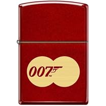 Zippo Sturmfeuerzeug James Bond 007 – Mit Gravur „Gun Logo“, Gebürstetes Messing, Windfest, In Geschenkbox