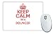 Produktbild Rot Keep Calm I 'm a Bouncer Mauspad TXT Motorhead England