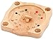 Produktbild Tiroler Roulette, Holzspiel, mit 10 Kugeln, 22cm Durchmesser, aus Gummibaumholz - Spiel Holz Kinder Aktionsspiel Brettspiel Geschicklichkeitsspiel Kinderspiel Roulettevariante