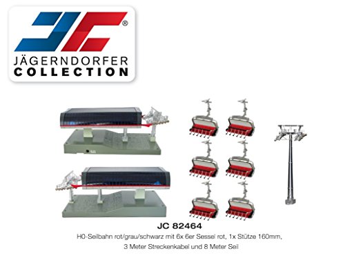 Preisvergleich Produktbild Jaegerndorfer jaegerndorferjc82464 Uni Seilbahn mit 6-Sitzer Sessel Spielzeug Fahrzeug