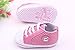 La Vogue Babies Unisex Dog Logo Sneakers Lace Up Trainers (Length 12cm, Pink)