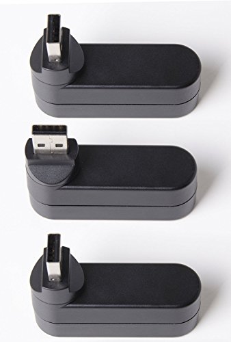 Sabrent USB HUB – 4-Port USB 2.0 drehbaren Hub [90 ° / 180 ° Grad drehbar] (HB-UMN4) - 5