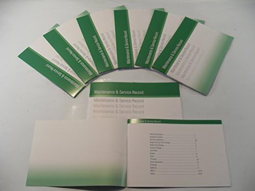 Generic Service History Book Suitable For All Mercedes Cars Green
